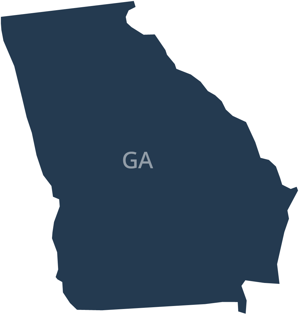 A vector of the state of Georgia