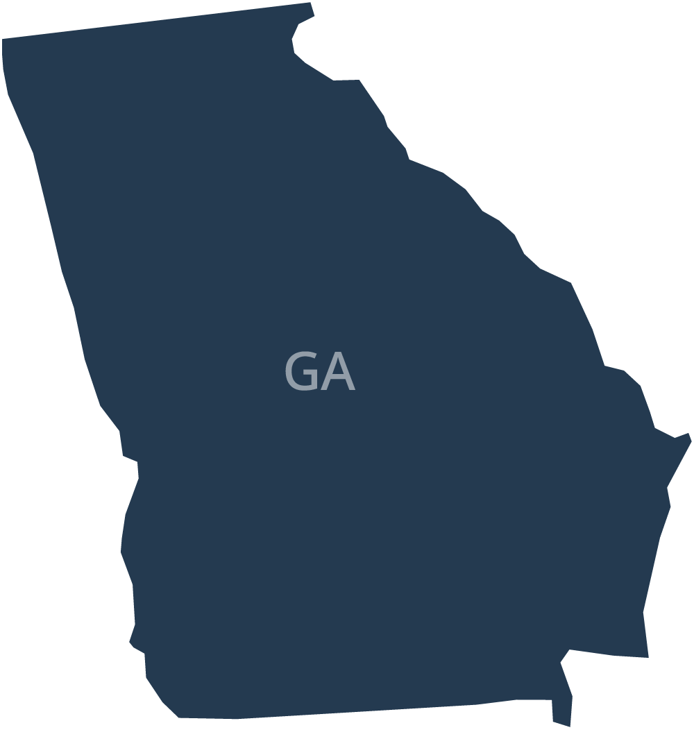 A vector of the state of Georgia