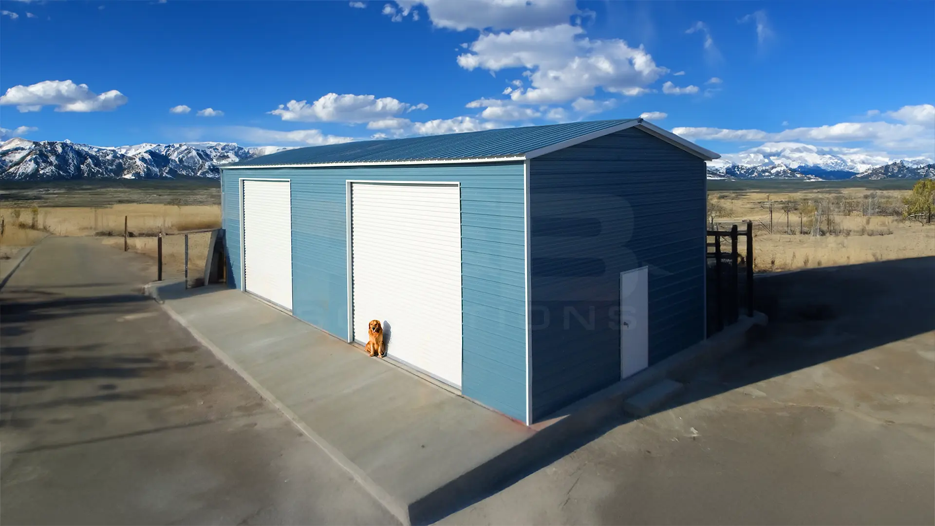 Tube frame Commercial Garage