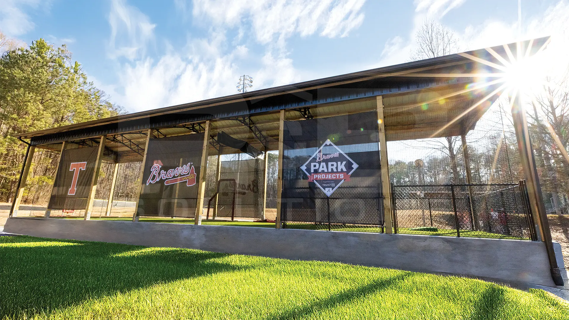 Braves Therrell Batting Cages