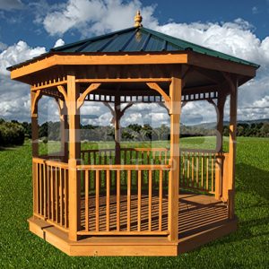 Hand-Crafted Octagon Wood Gazebo